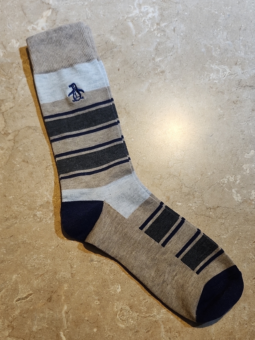 Penguin Paulson Stripe Crew Socks